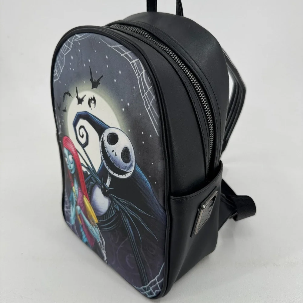Disney The Nightmare Before Christmas Mini Backpack Jack & Sally Spiderweb